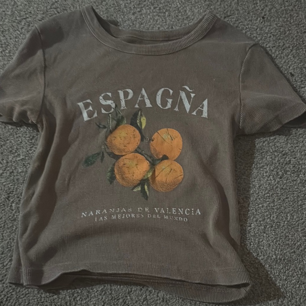 Española Brown Graphic T-Shirt